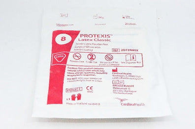 CardinalHealth 2D72N80X PROTEXIS Latex Classic Surgical Gloves, Size 8
